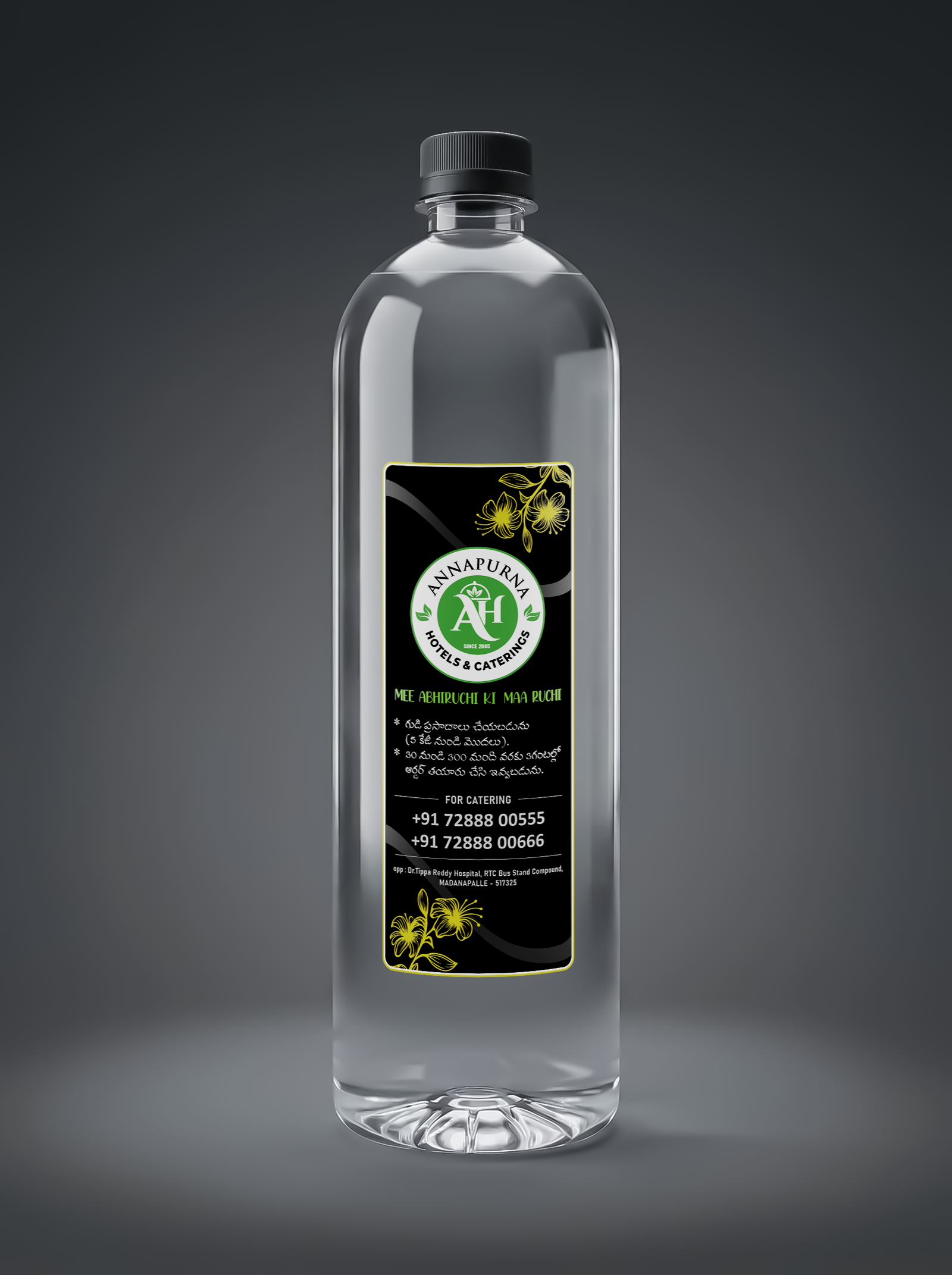 Annapurna Customized Bottle_1000ml-Premium