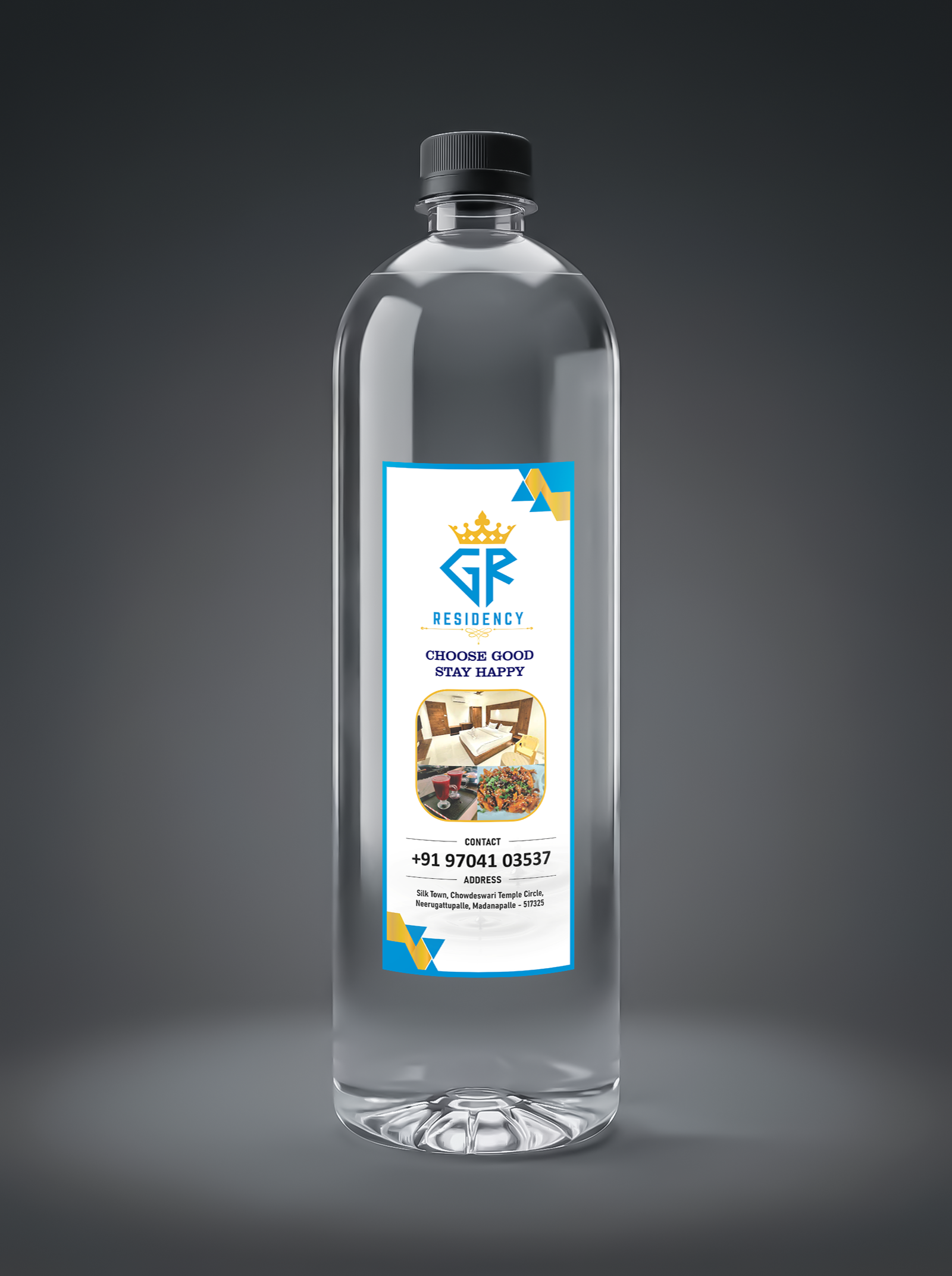 GR Residency Customized Bottle_1000ml-Premium