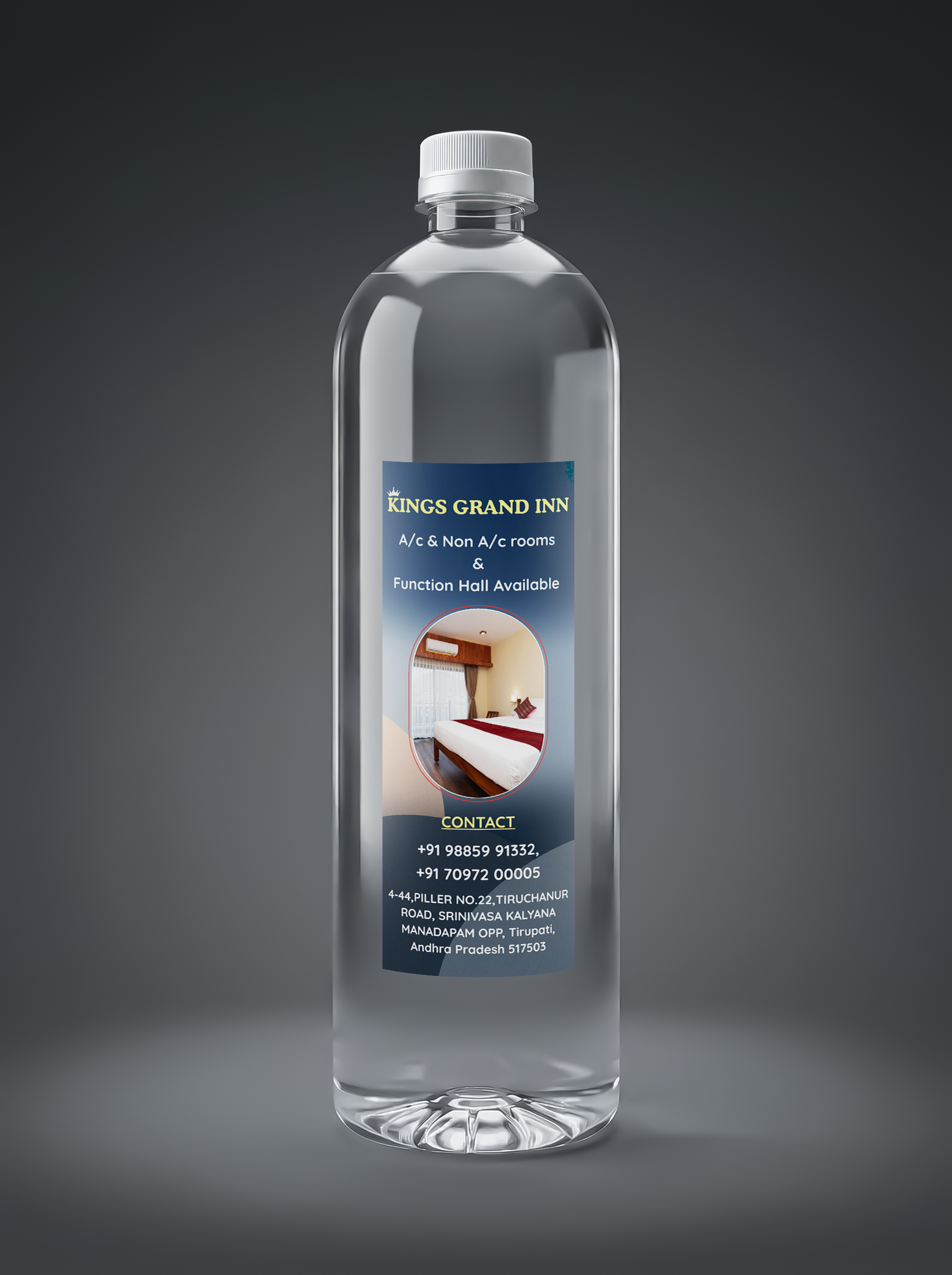 2Kings Grand Inn Customized Bottle_1000ml-Premium