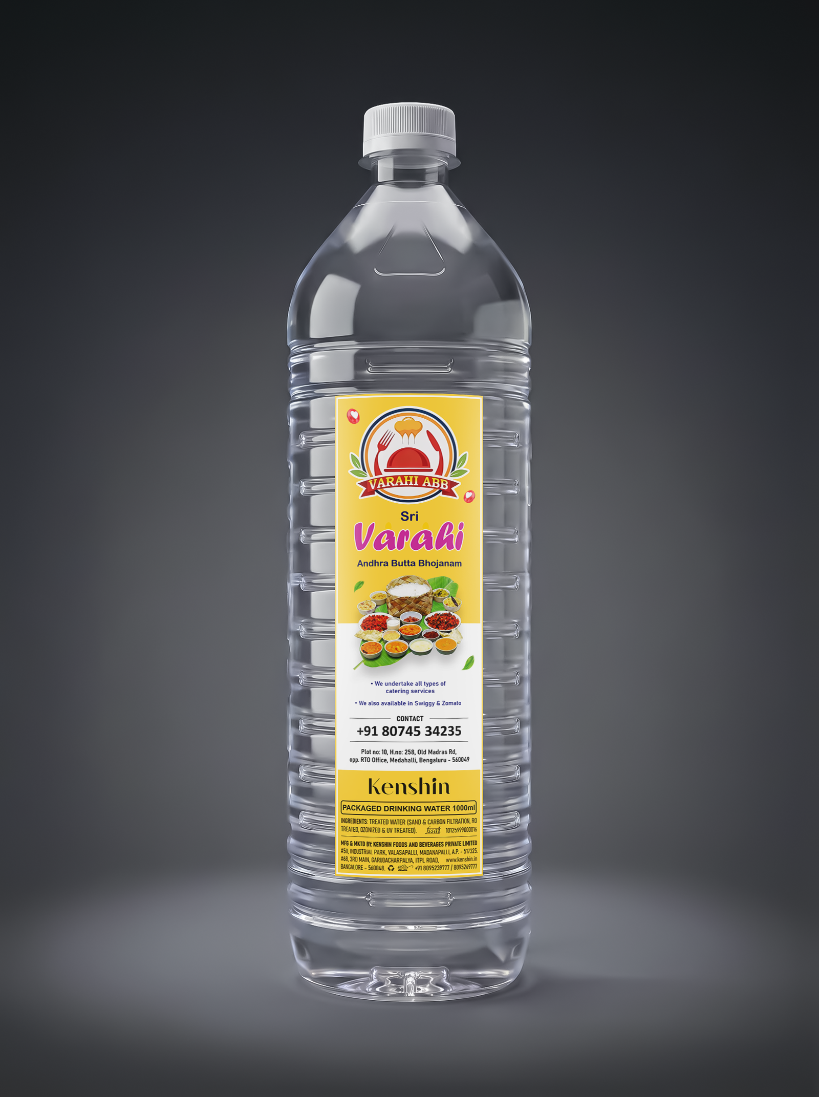 Sri Varahi Customized Bottle_1000ml-Classic