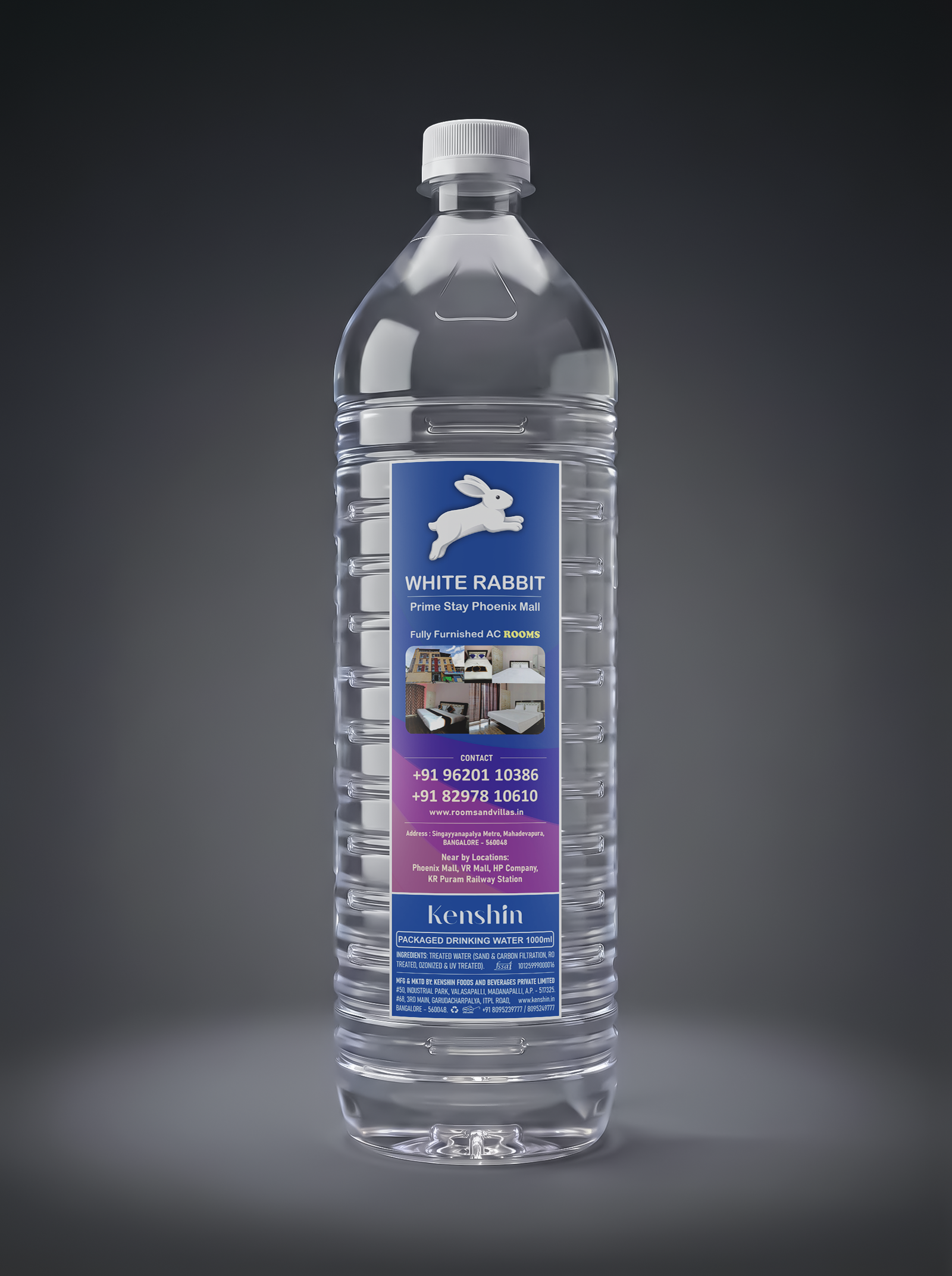 White Rabbit Customized Bottle_1000ml-Classic